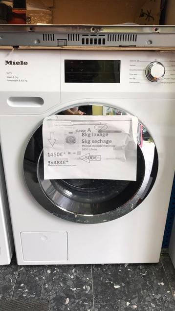 Lave-linge séchante  MIELE WTI 370 WPM ‼️ promo -500€ beschikbaar voor biedingen