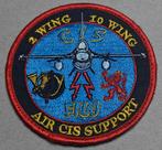 2 Wing/10 Wing Kleine Brogel, Verzamelen, Ophalen of Verzenden, Luchtmacht, Embleem of Badge