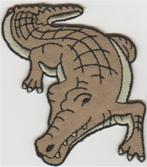 Krokodil stoffen opstrijk patch embleem, Verzamelen, Overige Verzamelen, Verzenden, Nieuw