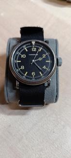Originele gesigneerde mechanische werken van Longines Milita, Overige merken, Overige materialen, Met bandje, Polshorloge