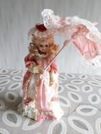 oude pop met parasol, Ophalen