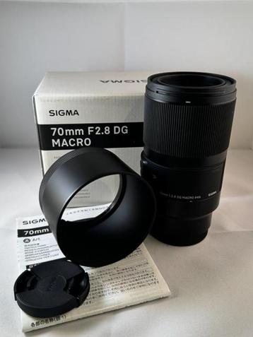 Sigma 70mm f2.8 DG Macro Art voor Sony beschikbaar voor biedingen