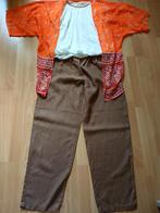 Ensemble linnen broek-top-kimono, Verzenden, Zo goed als nieuw, Maat 38/40 (M)
