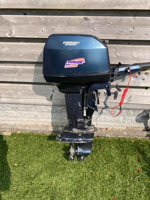 Envirude 8pk buitenboordmotor (kortstaart), Watersport en Boten, Buiten- en Binnenboordmotoren, Gebruikt, Benzine, Buitenboordmotor