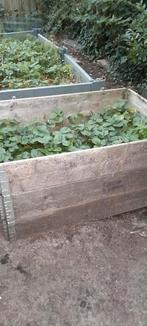 11x houten moestuin/plantenbak, Tuin en Terras, Bloembakken en Plantenbakken, Ophalen, Gebruikt