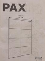 Ikea PAX witte schuifdeuren (set van 2), Ophalen, 200 cm of meer, Zo goed als nieuw, 200 cm of meer