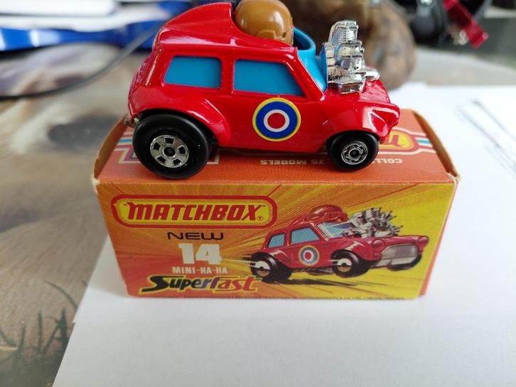 Matchbox 14e Mini Ha Ha Type "J" box, Hobby en Vrije tijd, Modelauto's | Overige schalen, Zo goed als nieuw, Auto, Ophalen of Verzenden