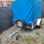 Gesloten aanhangwagen 750kg - enkelasser, Ophalen, Gebruikt