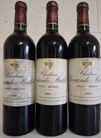 3 Sociando -Mallet 1999 et 2001 Haut-Médoc, Ophalen, Frankrijk, Rode wijn
