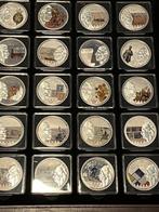 Verzilverde, gekleurde Herdenkingsmunten 40mm, Ophalen, Munten