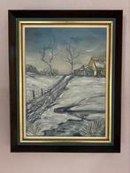Peinture classique paysage de neige peint à la main, Enlèvement