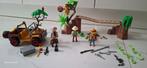 PLAYMOBIL 3018 3016 jeepsafari in Afrikaanse hangbrug, Ophalen of Verzenden, Gebruikt, Complete set