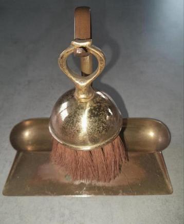 1920 Antiek UK Kruimeldief Koper Messing Set kruimelveger beschikbaar voor biedingen