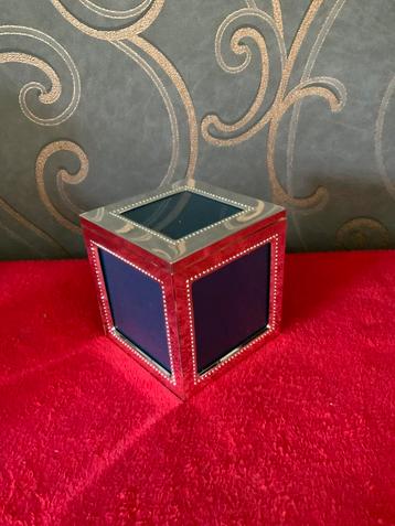 Cube photo pour la table ou le meuble, Enlèvement, Comme neuf, Moins de 50 cm, Moins de 50 cm
