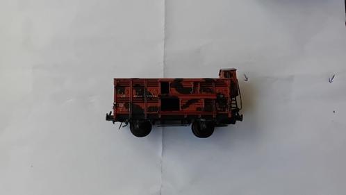 Fleischmann veetransportwagen uit de jaren 70, Hobby en Vrije tijd, Modeltreinen | H0, Gebruikt, Wagon, Fleischmann, Ophalen of Verzenden