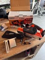 PowerPlus planer POWD4050, Doe-het-zelf en Bouw, Schaafmachines, Ophalen, Zo goed als nieuw, Accu