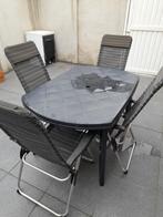 Tuinset met 4 stoelen, Ophalen of Verzenden, Zo goed als nieuw, Tuinset