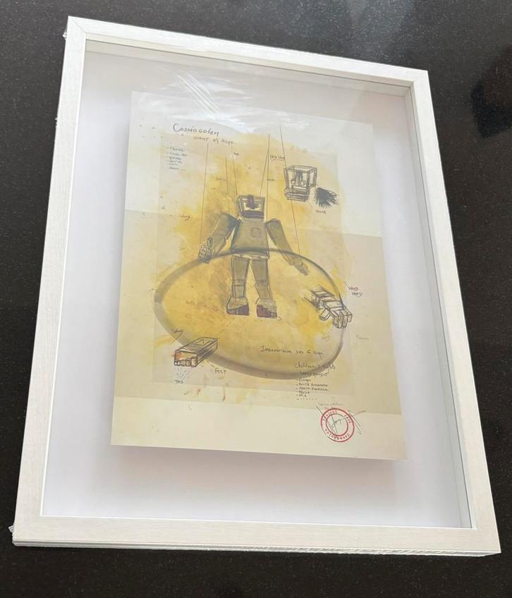 Cosmogolem van Koen Vanmechelen, Antiek en Kunst, Kunst | Schilderijen | Klassiek, Ophalen of Verzenden