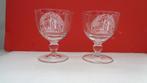 2 glazen Norbertijnen bier Abdij Tongerlo, Ophalen, Zo goed als nieuw, Glas of Glazen, Overige merken