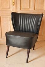 Vintage - Cocktail Zwarte Zetel, Ophalen, Gebruikt