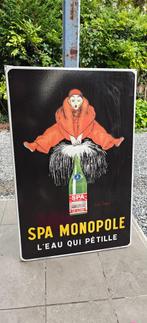 Plaque émaillée spa monopole 1m, Verzamelen, Ophalen of Verzenden