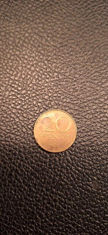 1##    DDR   20 pfennig 1983 beschikbaar voor biedingen