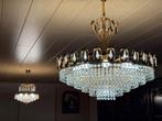 kristallen luchter, Huis en Inrichting, Lampen | Kroonluchters, Ophalen, Gebruikt, Glas, Klassiek