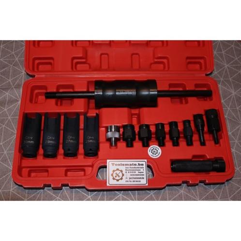 14 delige Injector trekker met glijhamer en doppen, Auto diversen, Autogereedschap, Nieuw, Ophalen of Verzenden