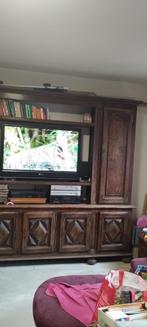 oude eikenhouten kledingkast om weg te geven, Ophalen