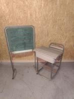 "TORCK" Schoolbank met Stoel & Krijtbord – jaren 60/70, Gebruikt, Overige typen, Warandestraat 51, Nazareth, Info@keukiesshop.com