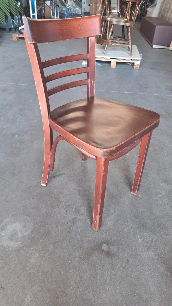 16 cafe bistro thonet stoelen lot gebogen hout vintage retro, Maison & Meubles, Chaises, Comme neuf, Bois, Brun, Enlèvement ou Envoi