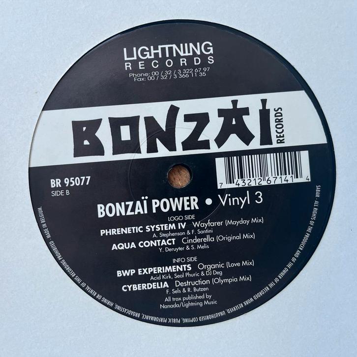 VA - Power Vinyl 3 (Bonzai Records), Cd's en Dvd's, Vinyl | Dance en House, Gebruikt, Techno of Trance, 12 inch, Verzenden