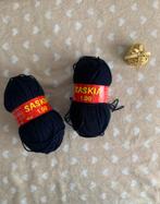 2 bollen marineblauw garen, Nieuw, Breien, Wol of Garen