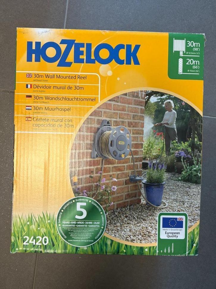 Hozelock Compact Wandslanghouder, Jardin & Terrasse, Tuyaux d'arrosage, Comme neuf, Tuyau d'arrosage, Enlèvement ou Envoi