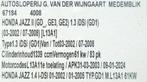 honda jazz 2 onderdelen auto, Ophalen of Verzenden, Gebruikt, Honda