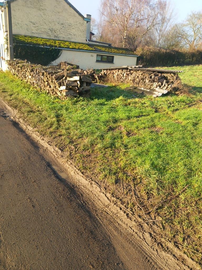 Bois de chauffage sec et fendu 40-50cm, Enlèvement ou Envoi