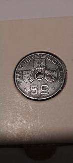 5 cent 1941 vlaams-frans, Postzegels en Munten, Munten | België, Verzenden, Metaal, Losse munt