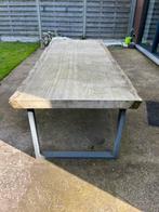 Tuintafel mahoniehout L. 2795mm x B. 1140mm x H. 795mm, Tuin en Terras, Tuintafels, Ophalen, Gebruikt, Rechthoekig, Hout