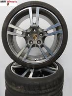 Porsche 911 997 Turbo II 19 inch velgen 4S met zomerbanden, Auto-onderdelen, 19 inch, Gebruikt, Banden en Velgen, 305 mm