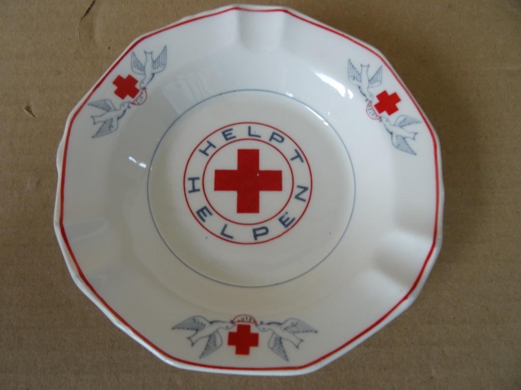 ② Cendrier Croix-Rouge Croix-Rouge Regout Co vintage Rare