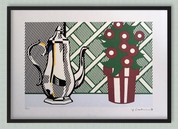 Roy Lichtenstein – Still Life with Coffe Pot and Flower Pot beschikbaar voor biedingen