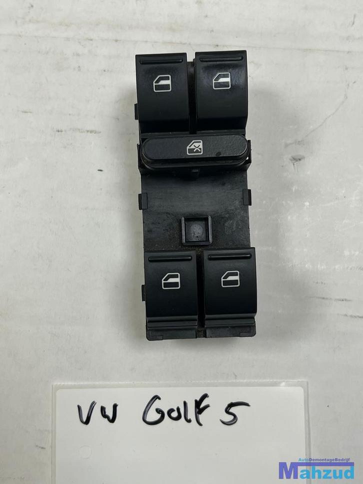 VW GOLF 5 Raam schakelaar 1K4959857B 2003-2009, Auto-onderdelen, Dashboard en Schakelaars, Volkswagen, Gebruikt, Ophalen of Verzenden