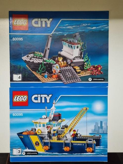 LEGO city 60095 boot, wrak en duikers, Kinderen en Baby's, Speelgoed | Duplo en Lego, Lego, Complete set, Ophalen of Verzenden