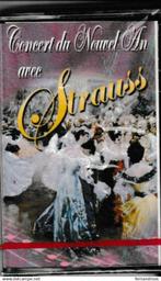 CONCERT DU NOUVEL  AN  AVEC STRAUSS CASSETTE  AUDIO NEUVE SO, Cd's en Dvd's, Cassettebandjes, Klassiek, 1 bandje, Ophalen of Verzenden