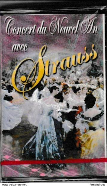 CONCERT DU NOUVEL  AN  AVEC STRAUSS CASSETTE  AUDIO NEUVE SO, CD & DVD, Cassettes audio, Enlèvement ou Envoi, Originale, Classique