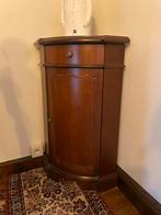 Vintage hoekkast staander kast bombé, Antiek en Kunst, Ophalen