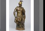 Bronzen beeld - kunstenaar Dubois - 90 cm hoogte!, Antiek en Kunst, Ophalen