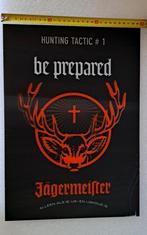 Jägermeister reclame affiche, Verzamelen, Ophalen of Verzenden, Zo goed als nieuw, Reclamebord