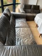 Leren zetels 2-zit en 3-zit Natuzzi, Ophalen, Gebruikt, Leer, Neutraal