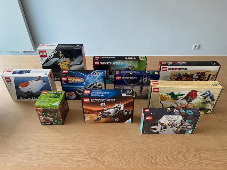 Eerste 10 LEGO Ideas sets, geseald, Kinderen en Baby's, Speelgoed | Duplo en Lego, Nieuw, Lego, Complete set, Ophalen